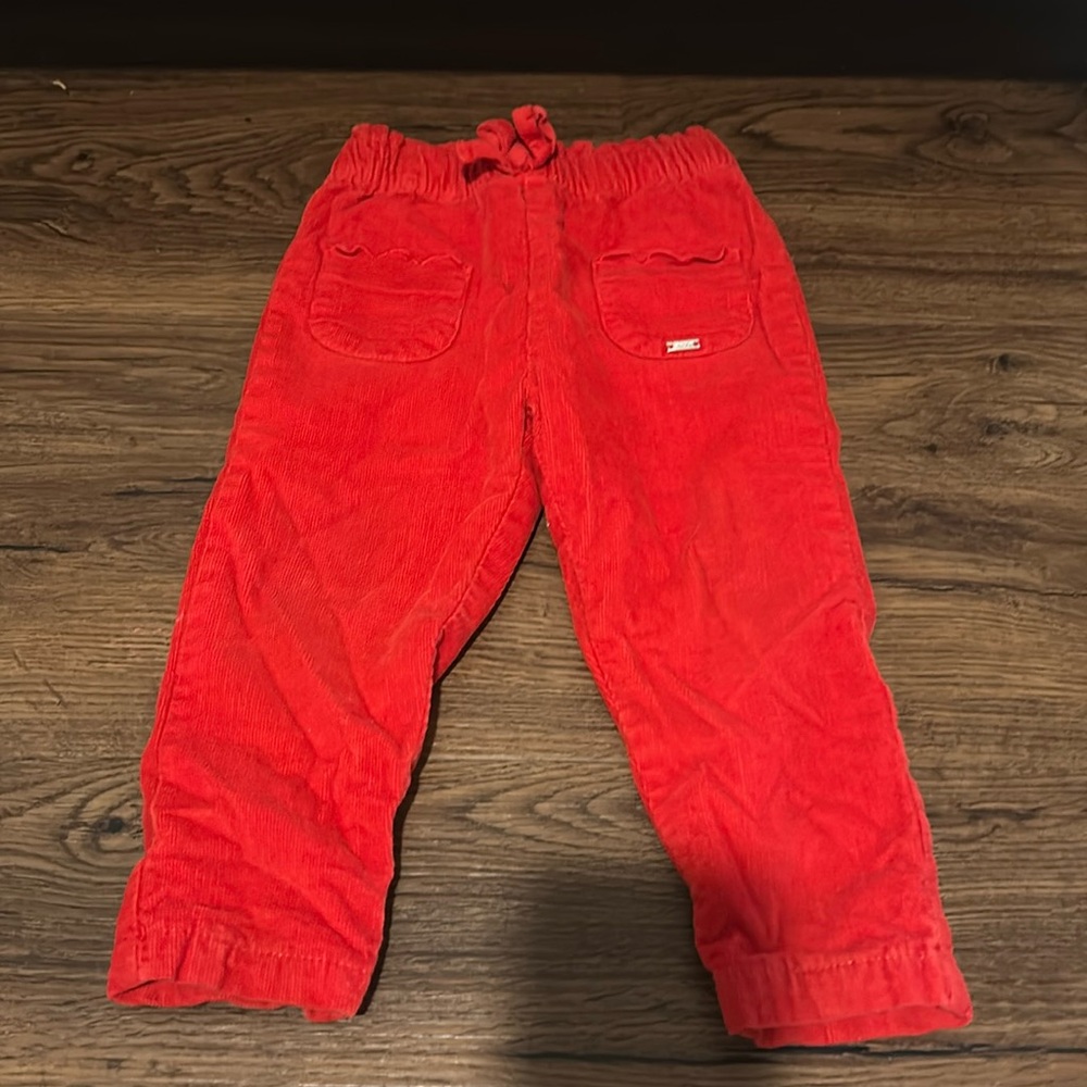 Mayoral red corduroy pants 18 months